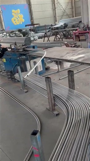 Long Metal Pipe Bending Process