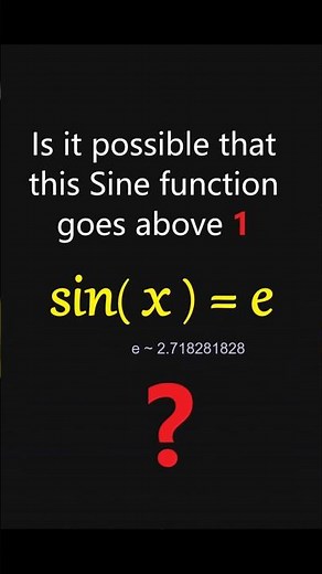 Why sin(z) Isn't Always Trapped! Solving sin(z) = e #math #Trigonometry #complexnumbers