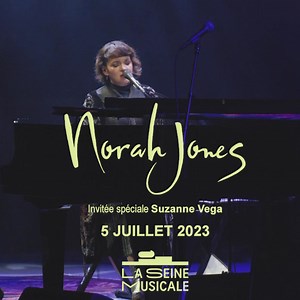 Norah Jones nous offre un concert supplémentaire le 5 juillet à La Seine Musicale 🎹 Et cerise sur le gâteau : Suzanne Vega sera son invitée spéciale 🎟️ | Norah Jones