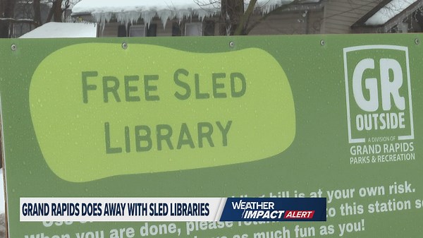 Grand Rapids’ sled libraries close after several months of free access