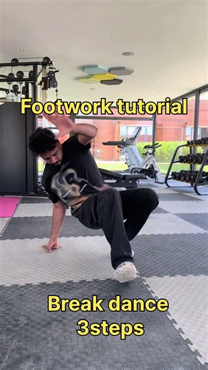 Basic footwork for beginners 3 steps Save it and try it #bboy #breakdance #footwork #breaking #dancetutorials How to breakdance Breakdance tutorial