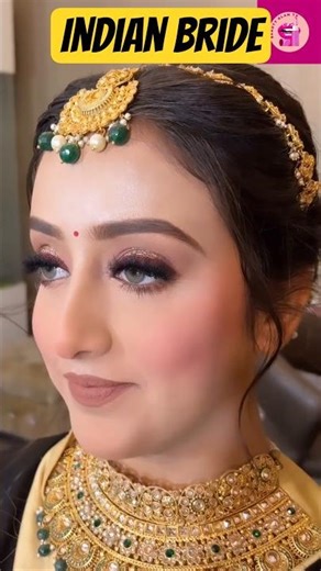 Indian Bride Transformation 💄 Stunning Traditional Bridal Look 👰