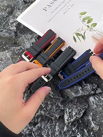 Replacement Silicone Rubber Watch Strap For SWATCH SCUBA LIBRE Sistem 51 IRONY