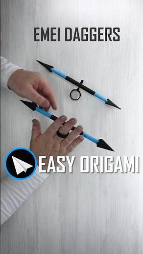 EMEI DAGGERS #easyorigami #diy
