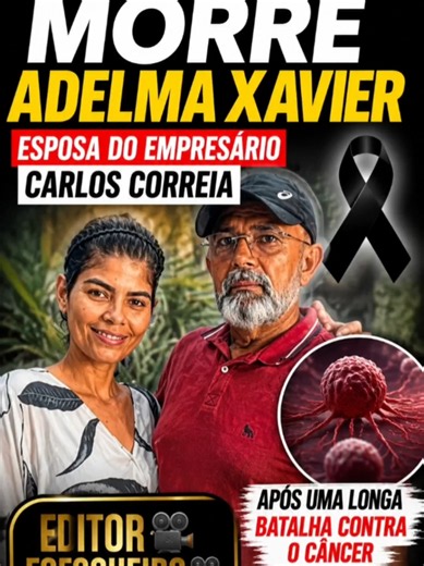 Adelma Xavier esposa do empresário Carlos Correia infelizmente morreu após uma batalha difícil contra o câncer. #adelmaxavier #cancer #luto
