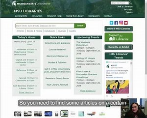 Finding articles on geography topics (introduction)