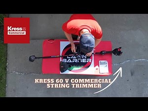 Kress 60V Commercial String Trimmer | KC.110| Unbox/Demo