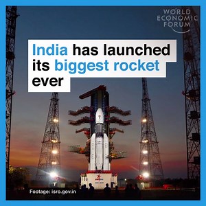 India has launched its biggest rocket ever