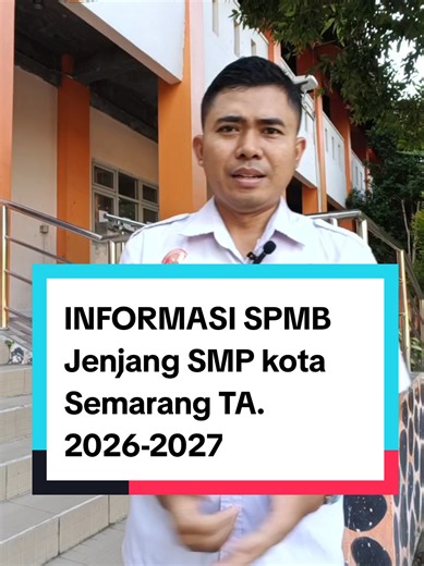 SPMB SMP Kota Semarang 2026-2027: Informasi Pendaftaran & Persyaratan