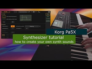 Korg Pa5X tutorial: Synthesizer - Jean Michel Jarre sounds