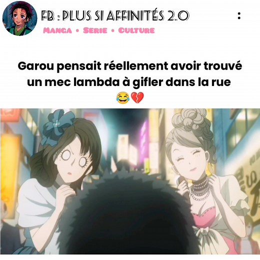 55K views · 2.6K reactions | Il a pris cher Garou  #reelschallenge #viralreels #onepunchman #plussiaffinité | Plus si affinités 2.0 | Facebook