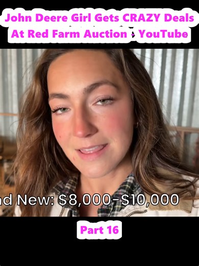 John Deere Girl Gets CRAZY Deals At Red Farm Auction - YouTube (16)