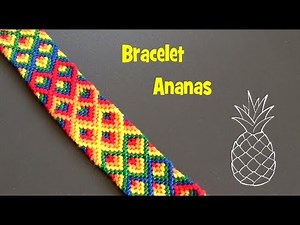 DIY Pineapple Friendship bracelet (advanced level)
