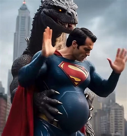 Superman grávido #aura #ai #benicioéforteespertoegentil #meme #fyp