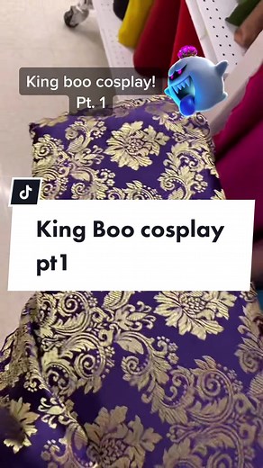 Mario Cosplay Sewing Tutorial: King Boo Costume Step One
