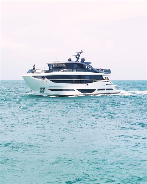 Massive Princess X95 Yacht, she chonky! #luxuryyacht #haulover #yacht ➡️ Follow Zip Zap Power for the OG Haulover Boats Videos! It all started here! | Zip Zap Power