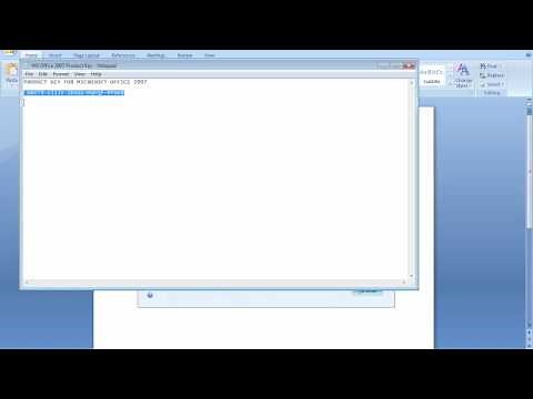 MIcrosoft Office Home and Student Key Tutorial