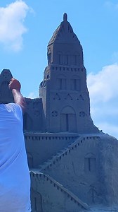 Castillo de arena en Cartagena de Indias. | William Caldera Pantoja