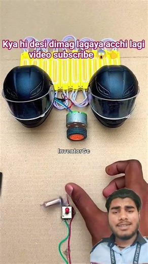 Mini Coreless Drone Motor Powering Into Two Helmet Look Fog Light and Ten Led Lights#shorts #motor 😱