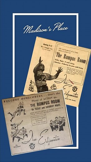 U-Rah-Rah! ❤️ 🏈 🤍 The Edgewater has been Madison’s Place for Badgers, then & now. From shindigs in “The Rumpus Room” to tailgating on The Grand Plaza, we’re On Wisconsin all the way! | The Edgewater Madison