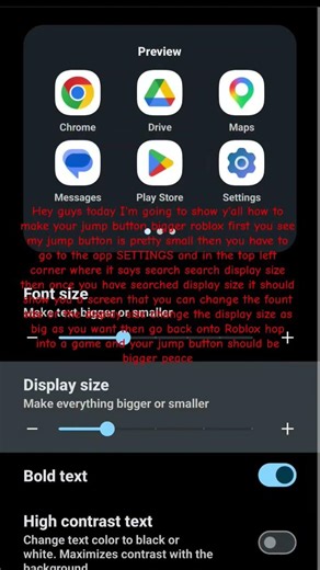 how to make your jump button bigger on Roblox