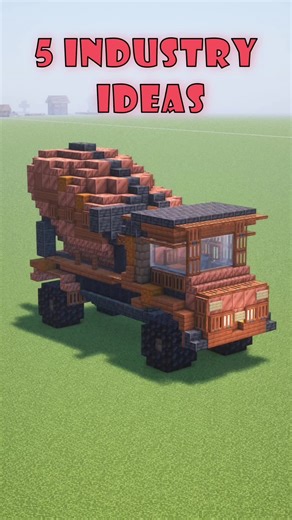 Creative Industrial Vehicle Designs in Minecraft