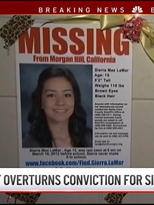 A man found guilty in the killing of Morgan Hill teenager Sierra LaMar may get a new trial after his murder conviction was overturned Friday.#bayarea