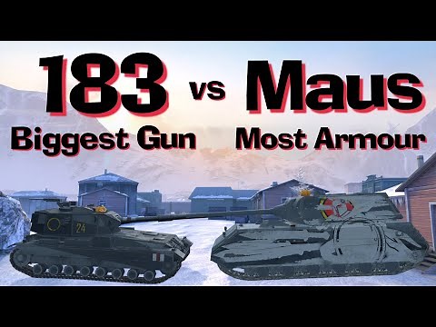 WOT Blitz Face Off || FV 215b 183 vs Maus