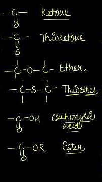 functional groups