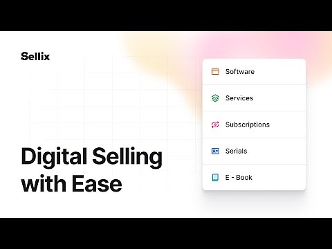Sell software, services, subscriptions, and anything digital in minutes | Sellix