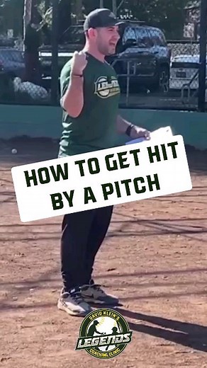 An under taught skill is “how to get hit by a pitch” The transition from machine to kid pitch is terrifying for many because the kid pitchers are so wild. Instead of throwing every wiffle down the middle, reduce fear by throwing some balls at them. #legendsbaseball #baseball #baseballlife #kidsbaseball #baseballforkids #youthbaseball #coach #coachdavid #coaching | Legends Baseball & Softball Camps