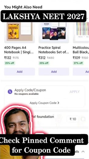 Latest Pw Coupon code 2027 | LAKSHYA NEET Code 2027 | MBBS | #pw #couponcode #pw_motivation #pwians