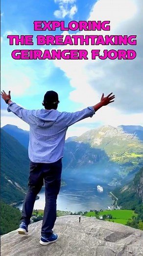 Exploring the breathtaking Geiranger Fjord, one of Norway’s most iconic natural wonders! 🇳🇴🌊