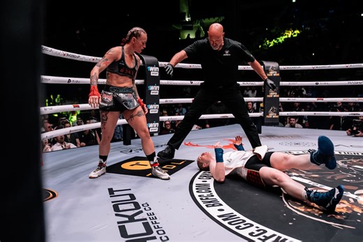BKFC full fight video: Jessica Borga claims title by KO of Hannah Rankin - FIGHTMAG