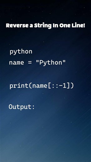 Think reversing a string in Python is difficult? 🤔