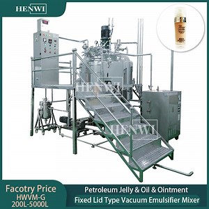 [Hot Item] 1000L Cosmetics Manufacturing Equipment Snail Slime Machine Emulsifier Snail Slime Extractor Cosmetic Cream Making Machine