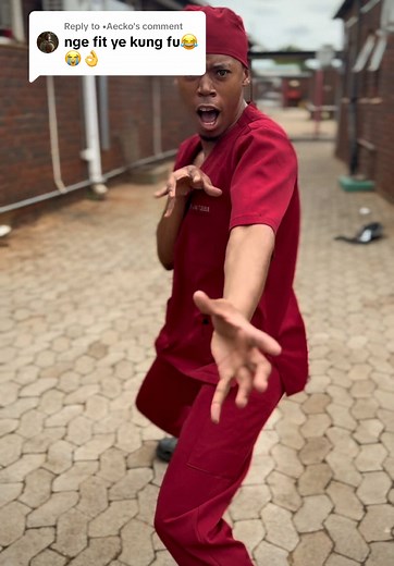 Replying to @•Aecko I have never heard this comment before 😂 . . . #doctor #scrubs #kungfu #fyp #foryoupage #kamotjelele