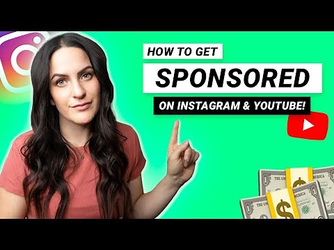 HOW TO GET SPONSORED ON INSTAGRAM & YOUTUBE (7 Secrets!)