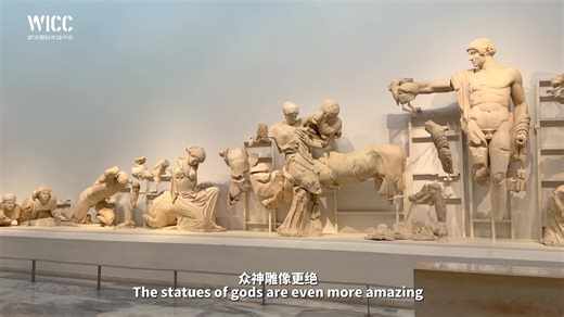 🌊Beyond Olympic torches and Zeus statues, guess what surprise A Bao stumbled upon!👏 It turns out that the ancient Greeks also adored dolphins🥰. Seen as symbols of wisdom, good fortune, and divine protection, dolphins leapt through their myths and art. ✨Wandering through these stories painted on pottery, I'm totally blown away by the ancients' aesthetic taste and their beautiful connection to the sea. 🐬What's your favorite ancient animal symbol?🧐 #DiscoverWuhan #yangtzefinlessporpoisesglobal