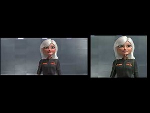 Monsters vs. Aliens Go Fish Wide-Screen vs. Full-Screen