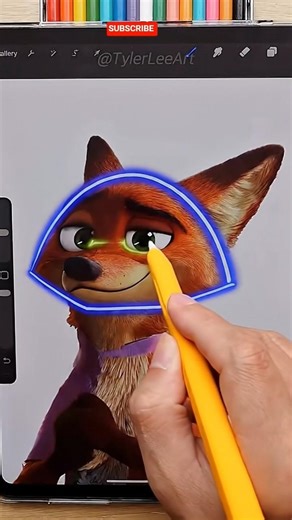 How to Draw Nick 💖🦊 #art #drawing #zootopia2 #disney