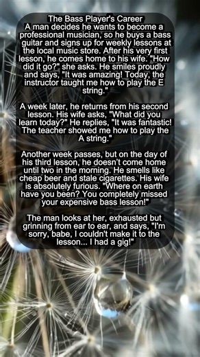 The Bass Player's Career #shorts #jokes #humor #funny