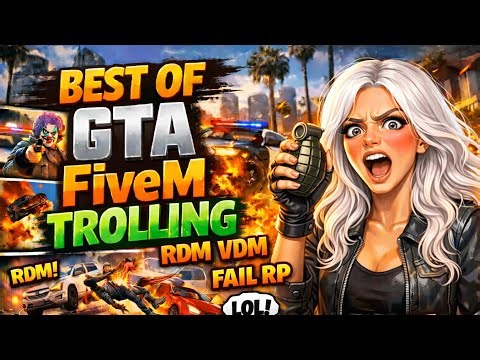 GTA FiveM Assi RP VDM RDM Fail RP #gtatroll #grandtheftauto #gtaserverdeutsch