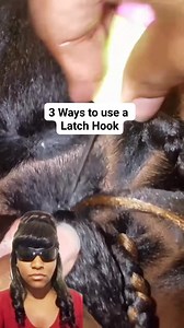 18K views · 250 reactions | 3 Ways to use a Latch Hook! Visit Shantes Epilation for more DIY hair tutorials. Thanks  #latchhook #crochet #crochetbraids #boholocs #wigs #shantesepilation | Shantes Epilation | Facebook
