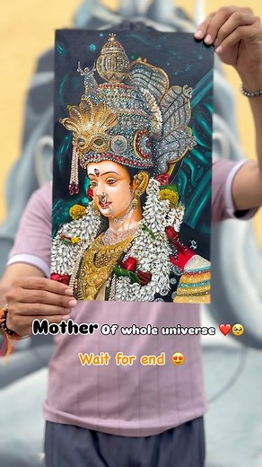 🙏Jai maa Durga❤️🥰 #jaimaadurga #durga #durgapainting✍️🎨 #acrylicpainting #navratri #navratrispecial #anujsingharts | Anuj Singh Arts