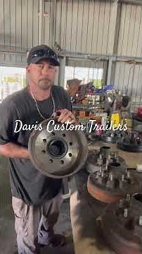 Trailer repair rep, replacing bearings and races in a trailer drum #trailer #bearings #drum #howto