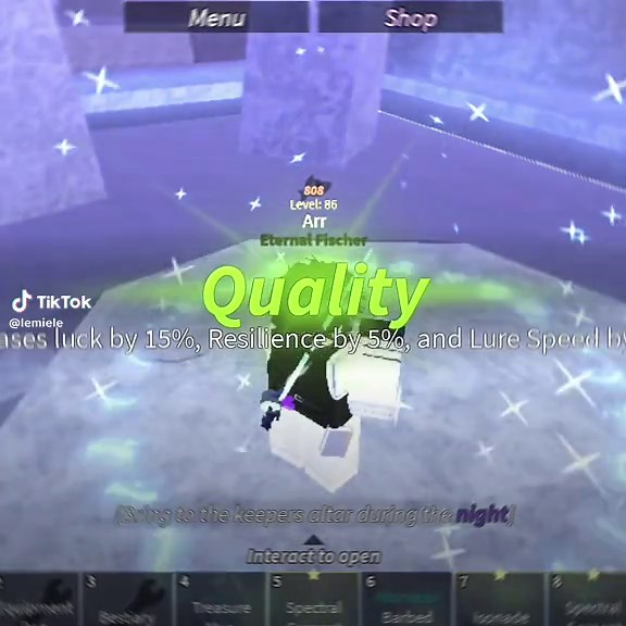 Rod Enchantment Gameplay in Roblox