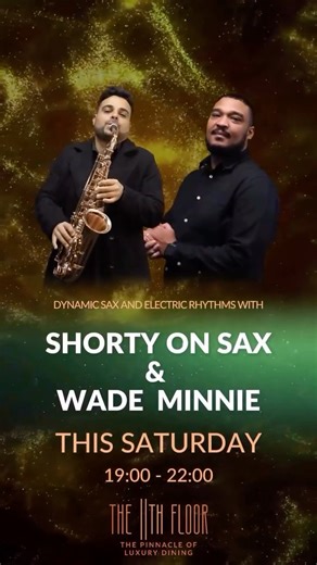 The 11th Floor on Instagram: "Indulge in the opulence of live music and luxury dining at The 11th Floor this week: Wednesday, June 18th: @renehunter_soulsinger from 18:30 - 21:30. Thursday, June 19th: Buchanan from 18:30 - 21:30. Friday, June 20th: @jc_musicsa and @chez_wilson95 from 19:00 - 22:00. Saturday, June 21st: @wademinniemusic and @shortyonsax from 19:00 - 22:00. Sunday, June 22nd: @jordandiago from 14:00 - 17:00. Book your table today by contacting us or via the link in our bio. #The11