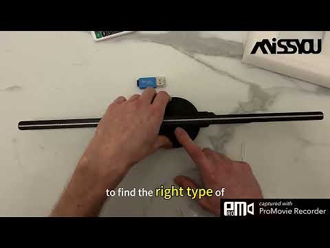 How to Setup Missyou 3D Hologram Fan: 42cm vs 50cm Review & Software Tutorial (PC & App)