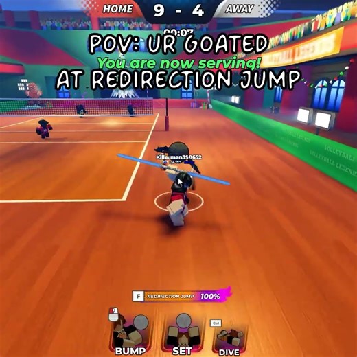 VBL Montage | Redirection Jump #vbl #volleyballlegends #roblox